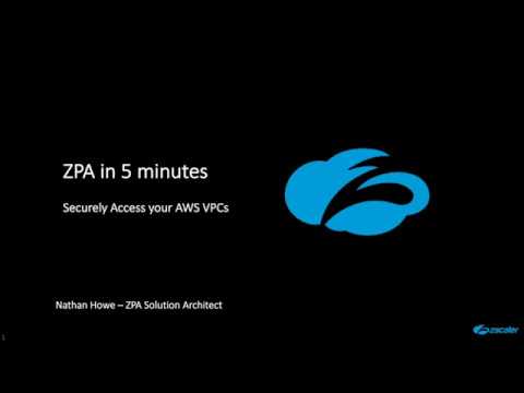 5-Minute Overview: ZPA for AWS