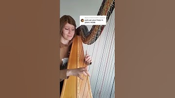 Thumbnail of Making the harp sound like a piano😎 #shorts