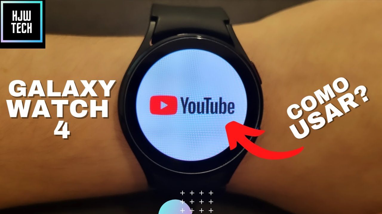 É POSSÍVEL assistir vídeos do YOUTUBE no GALAXY WATCH 4. YouTube