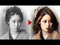 明治時代の美人を今っぽくしてみました