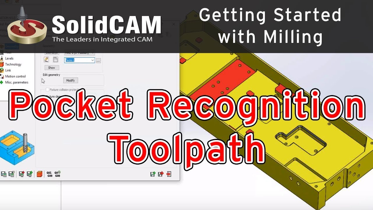 SolidCAM - Pocket Recognition