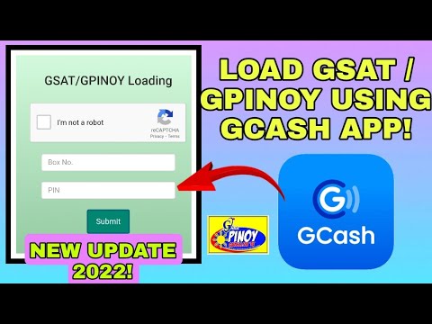 How to LOAD Gsat/GPinoy using Gcash || New Update 2022||