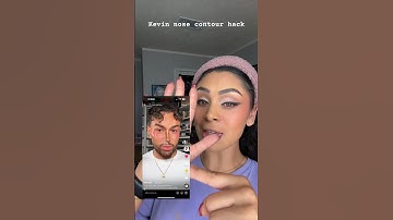@kevikodra nose contour hack? What are your thoughts? #makeup #nosecontour #contourhack #viral #fyp