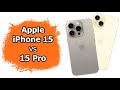 Сравнение Apple iPhone 15 и 15 Pro