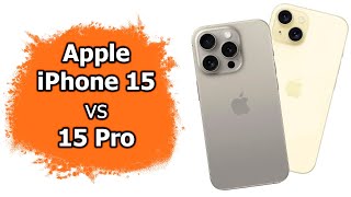 Сравнение Apple iPhone 15 и 15 Pro