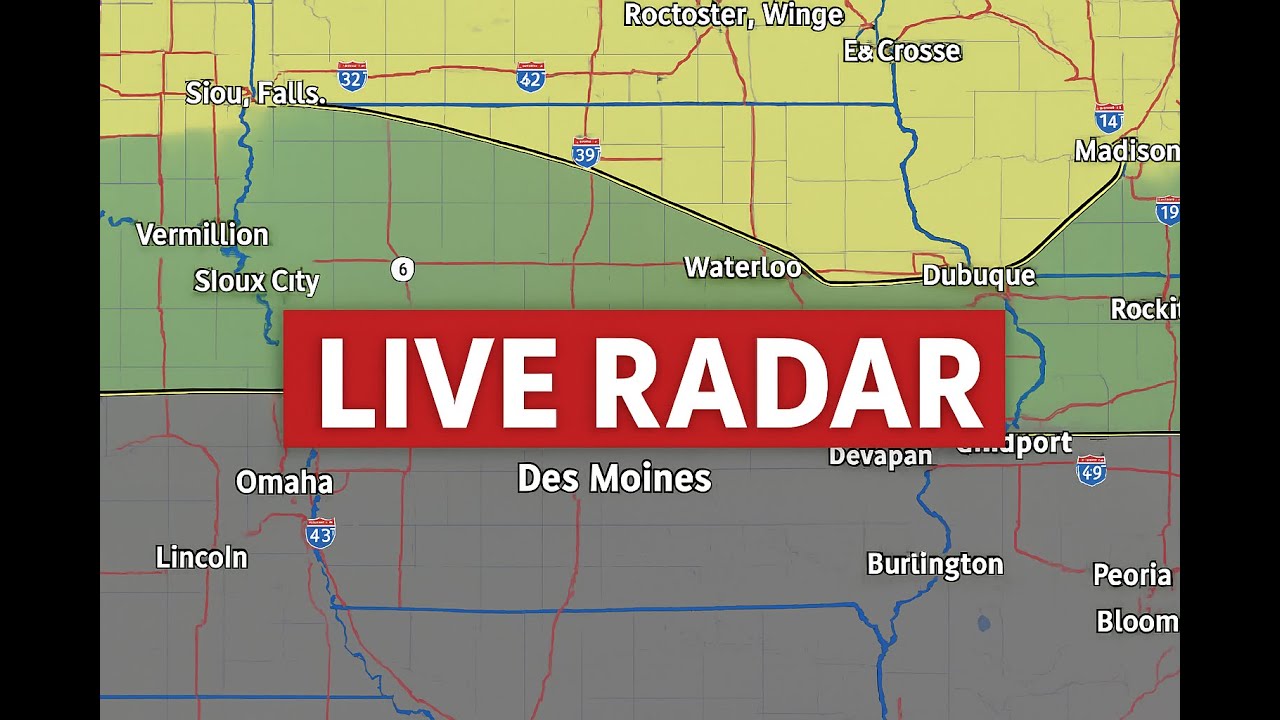 LIVE: Iowa Facing Severe WX Threat (8/15/2025)