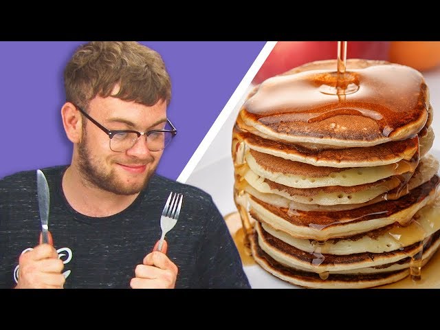 Irish People Taste Test American Pancakes class=