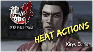 Ryu ga Gotoku 4 Remastered || Heat Actions [Kiryu]