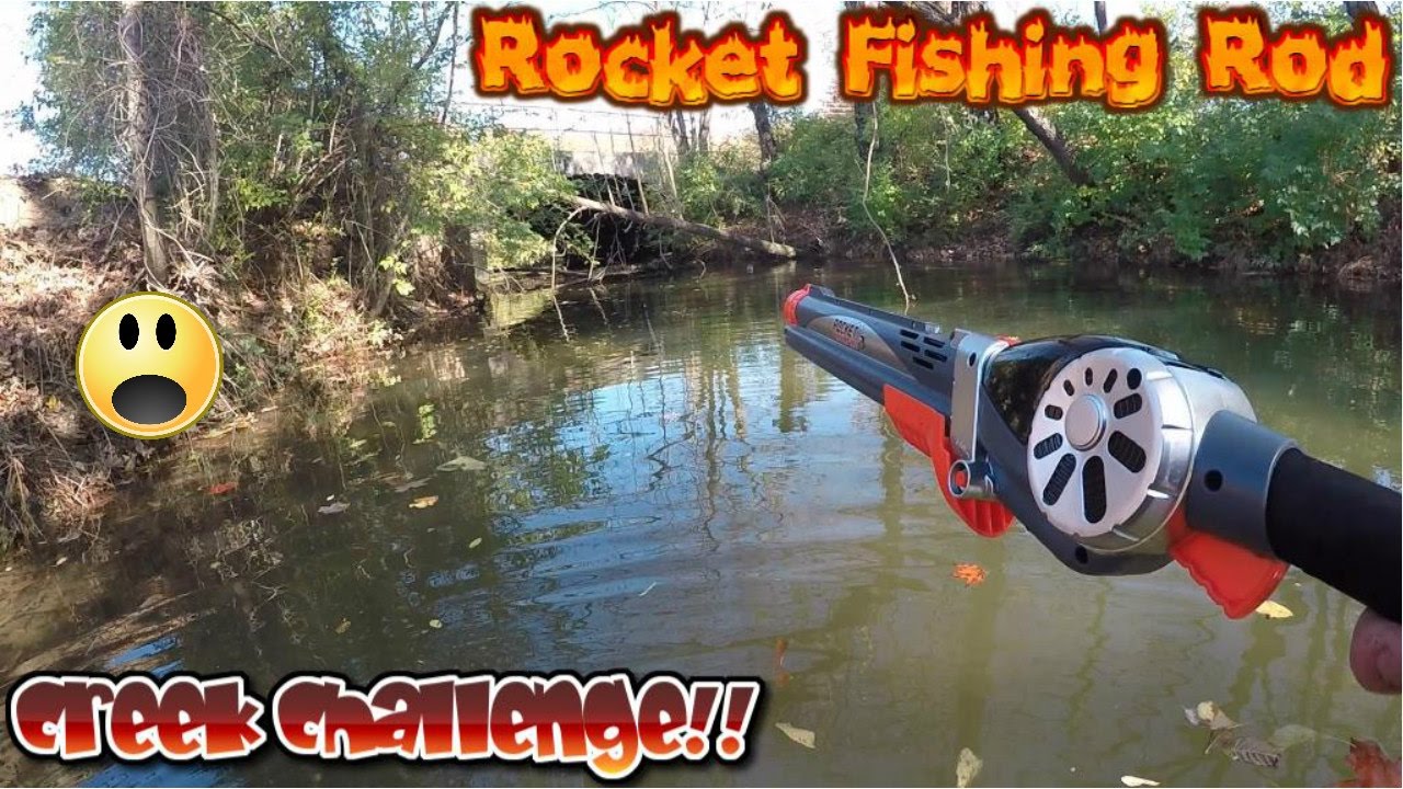 Rocket Fishing Rod Catches Fish! Fishing Challenge! 