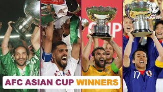All AFC ASIAN Cup Winners / Champions [1956 - 2023] (Korea,Japan,saudi arabia,iran,qatar)