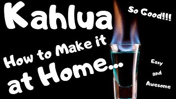 Homemade Kahlua recipe - How to make Kahlua at home - Flame Thrower Grill