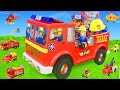 Carrinho de bombeiros - Bombeiro Sam Brinquedos - Fireman Sam toys