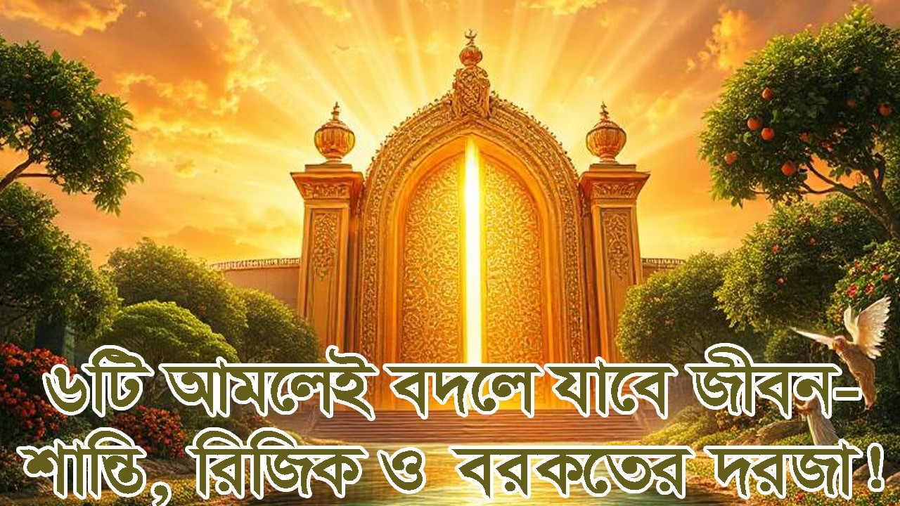 ৬টি আমলেই বদলে যাবে জীবন—শান্তি, রিজিক ও বরকতের নিশ্চয়তা! #ইসলামিক গল্প #আল্লাহরসাহায্য