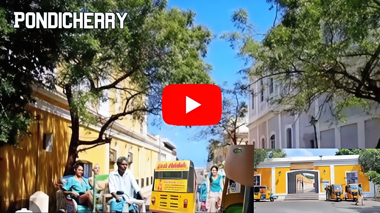 Puducherry India🇮🇳A French-inspired Town #pondicherry