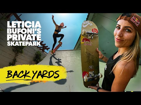Leticia Bufoni&#039;s Backyard Skatepark Is A Dream 😍