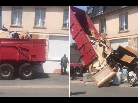 Landlord gets r evenge on ‘nightmare tenants’ by dumping mountain of rubbish they ‘left in