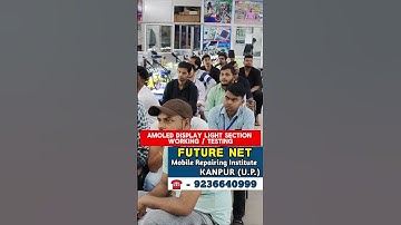 Amoled display light section working  testing #mobilerepair #electronics #technology #shortsfeed