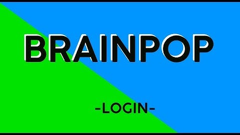 Tutorial - BrainPop - Login