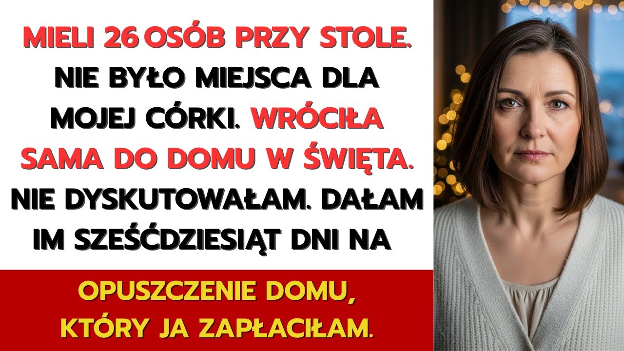 Moja córka spędziła Święta w pustym domu, bo rodzina uznała, że nie jest mile widziana