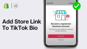 How To Add Shopify Store Link To TikTok Bio (2024 GUIDE)