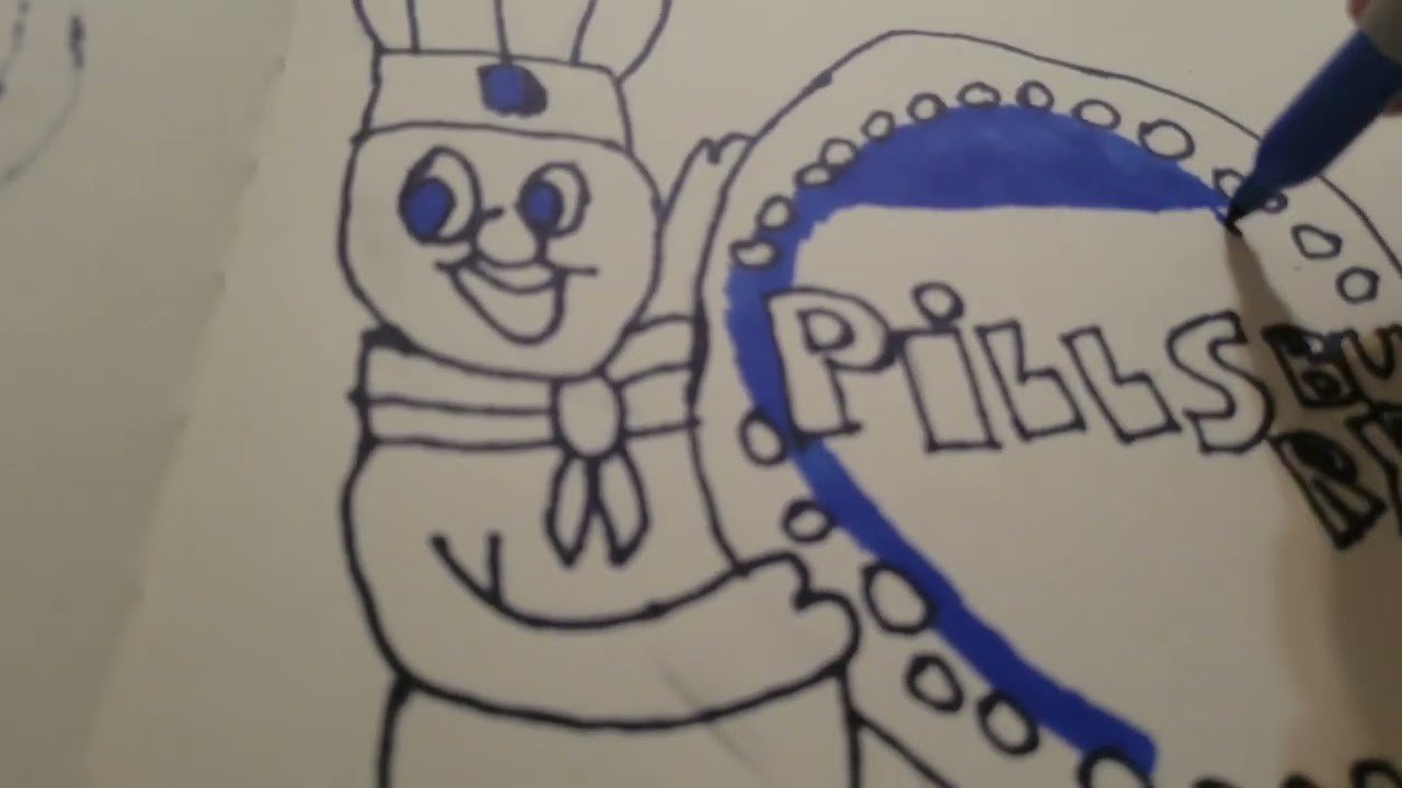 Pillsbury Doughboy Coloring Pages