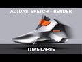 Adidas Shoe Sketch and Render | Autodesk Sketchbook