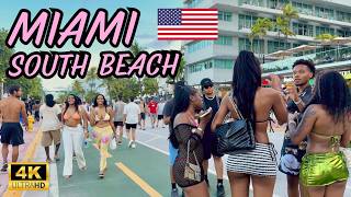 Miami Ocean Drive 4th of July 2026 Walk | Packed | South Beach 4K