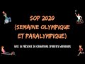 Semaine olympique et paralympique 2020  2j dvnements sportifs avec prsence de sportifs mondiaux