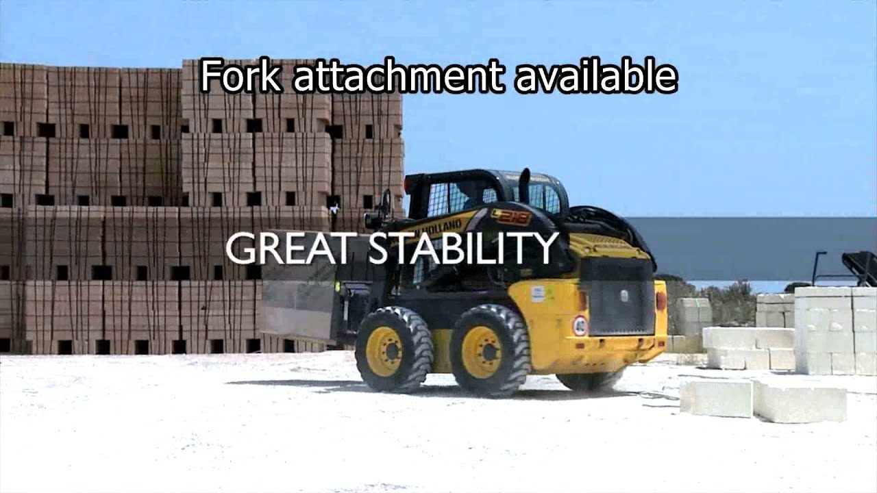 New Holland L218 Skid Steer Loader YouTube