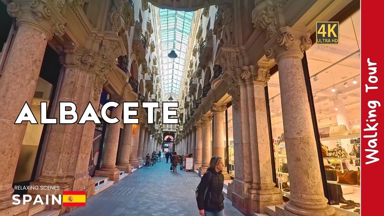 Albacete Walking Tour 4K – Recorrido por el Centro Histórico de Albacete, España