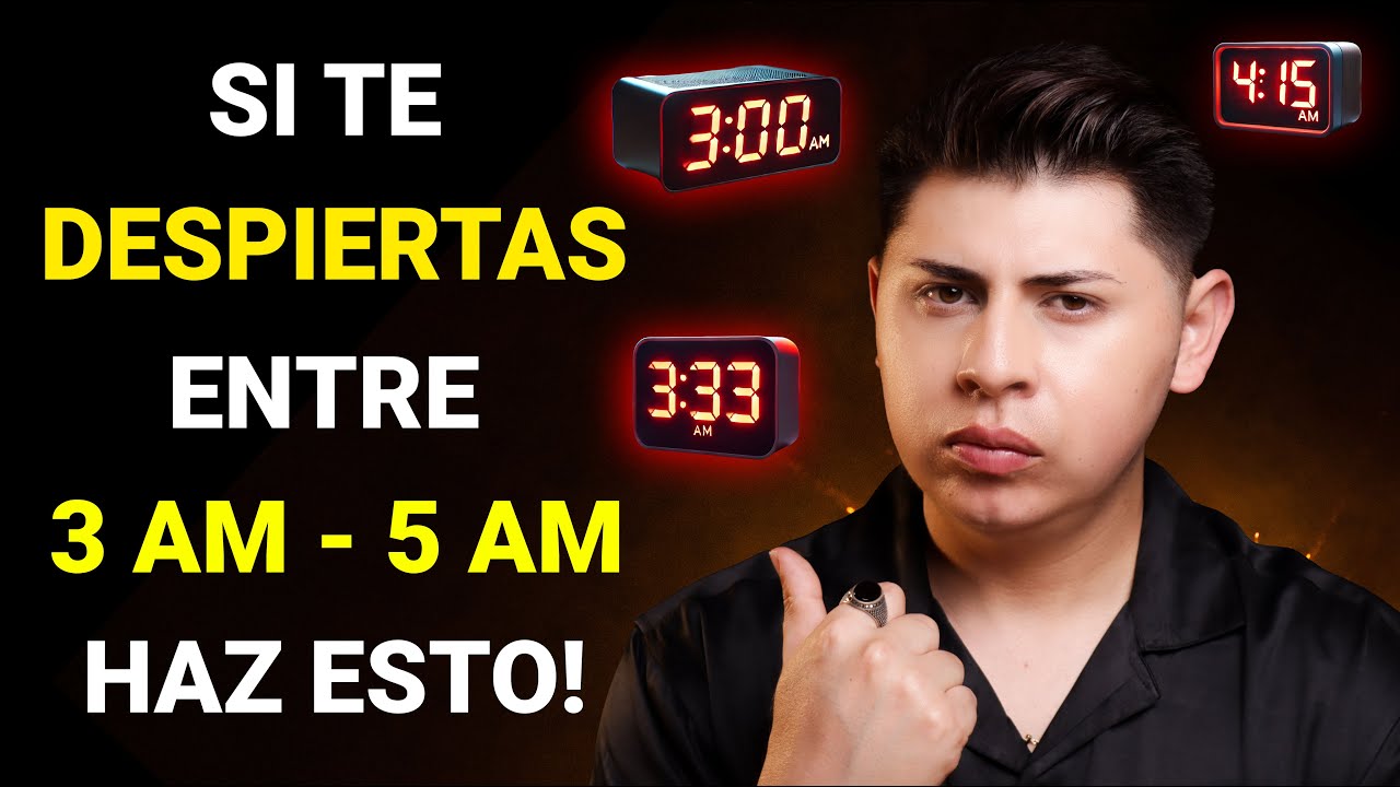 Si te despiertas entre las 3 y las 5 de la mañana, Haz esta poderosa ...