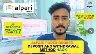Alpari India: UPI Deposit &amp Bank Withdrawal 💸 Live Proof ⁉️