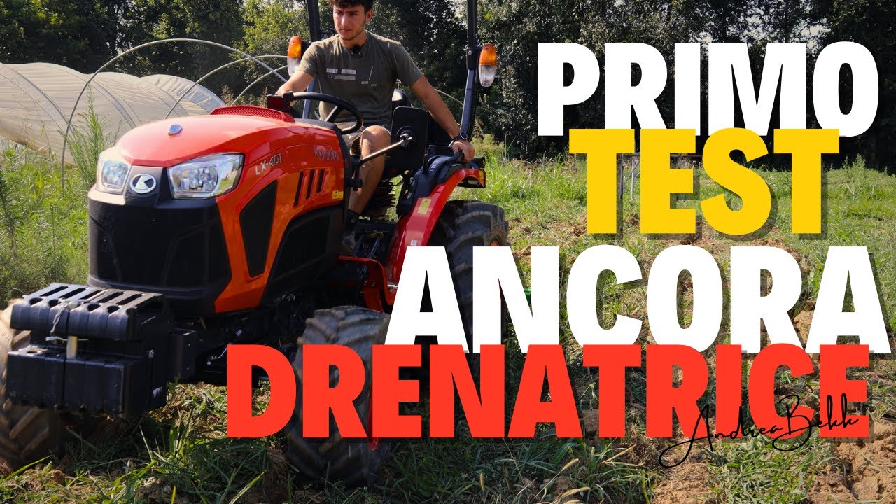 La PRIMA LAVORAZIONE a 65cm di Profondità con l’Ancora Drenatrice🌾