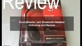 Creative Sound Blaster Jam Ultra-Light Bluetooth Headset: Review and Unboxing