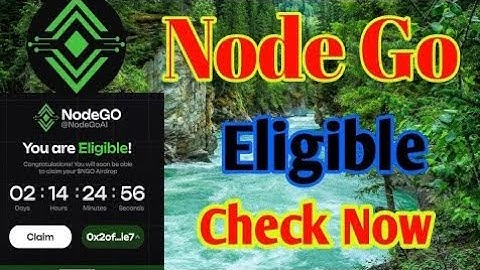 NodeGo: Eligible Check Now depin new mining by Node Go airdrop