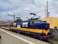 Loc 1251 vertrekt vanaf station Zandvoort aan Zee op 09-07-2022