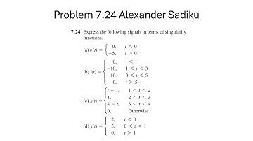 Problem 7.24 - Fundamental of Electric Circuits (Sadiku) 5th Ed
