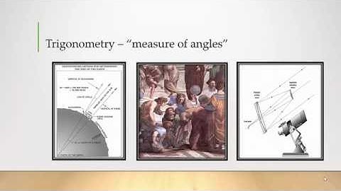 Introduction to Trigonometry (Unit Circle)