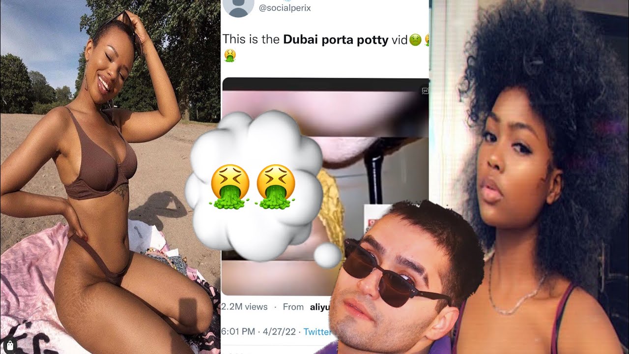 Porta Potty in Dubai" (ORIGINAL Trending Twitter Video). 