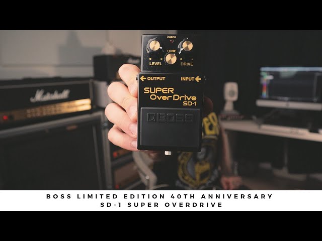 BOSS Limited Edition 40th Anniversary SD-1 SUPER OVERDRIVE (SD-1 