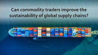 Traders And Sustainability Research Project