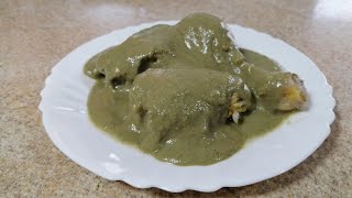 MOLE VERDE CON POLLO!! 😋 RECETA FÁCIL DE PREPARAR!