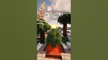 How to build a Christmas Tree in Minecraft! #minecraft