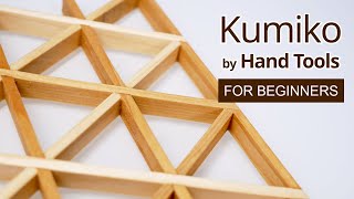 How to make Kumiko for beginners with Hand Tools  Mitsukude Kumiko Grid