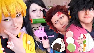 DANGO SLAYERS {Sakura Picnic} Cosplay OUTING | Demon Slayer Cosplay