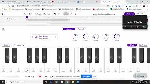 Recording a Bassline On Soundtrap