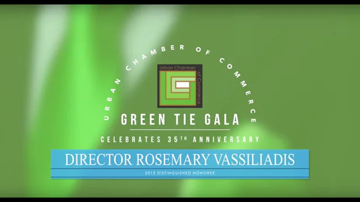 Rosemary Vassiliadis - 2015 Green Tie Gala Honoree