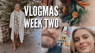 VLOGMAS - WINTER WONDERLAND, CHRISTMAS WREATH MAKING & NEW IN BITS | Fashion Influx