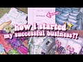 HOW I STARTED A SUCCESFULL BUSINESS AT 19!!! BUSINESS INVENTORY!!