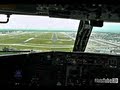 Very Unusual but Awesome Landing in Frankfurt - Cockpit View!